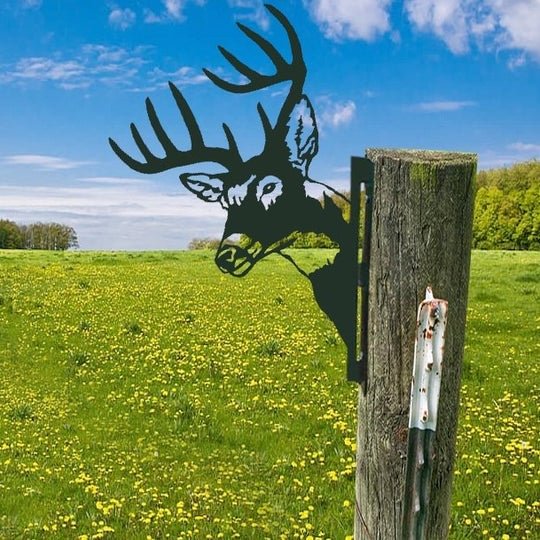 Elk metal art
