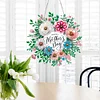 Diamond Painting Mother Day Wreath Pendant For Window Door Garden Decor
