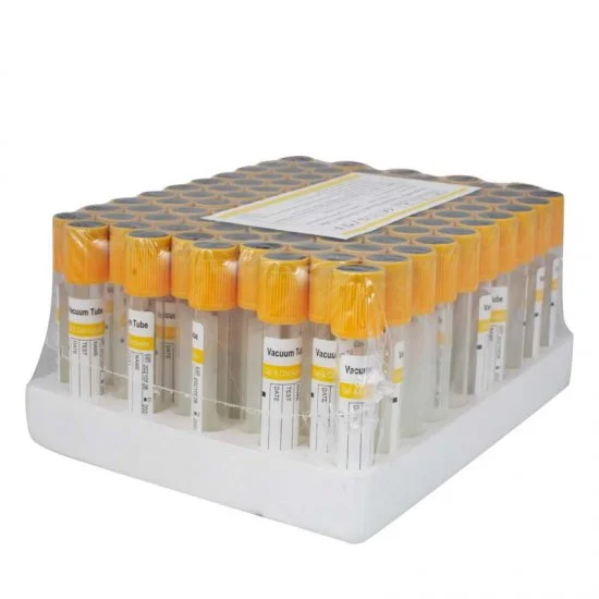 12 x 75mm Vacuum Blood Collection Tubes Gel & Clot Activator Tubes
