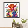 >SALE<DIY Partial Special Shaped Drill Diamond Painting Coloured Buckets Cattle30x30cm