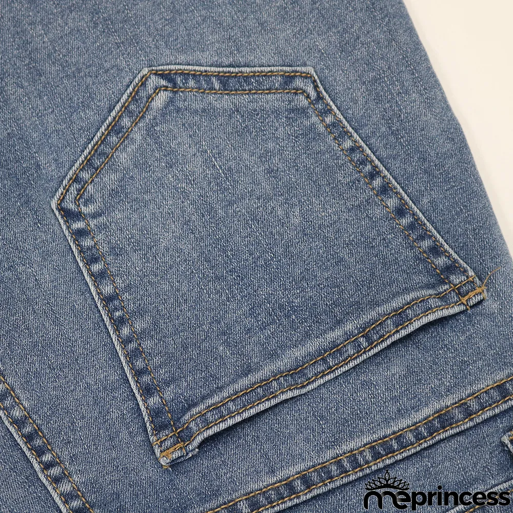 Summer Fashion Simple Fringed Denim Shorts