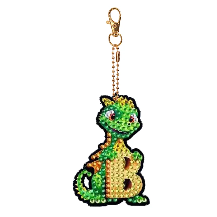 Dinosaur - Keychain - DIY Diamond Crafts