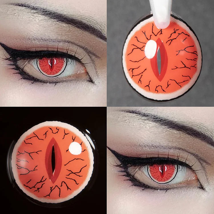 Demon Slayer Douma Halloween Contacts — NO Vision