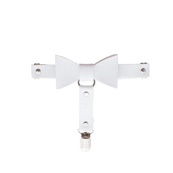 Billionm Women Elastic Leather Leg Ring Garter Belt Punk Heart Rivet Thigh Ring Goth Harajuku Harness Stockings Garter