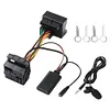 Car Bluetooth-Compatible 5.0 Music AUX Adapter with Mic for Ford Mondeo MK3 MK4