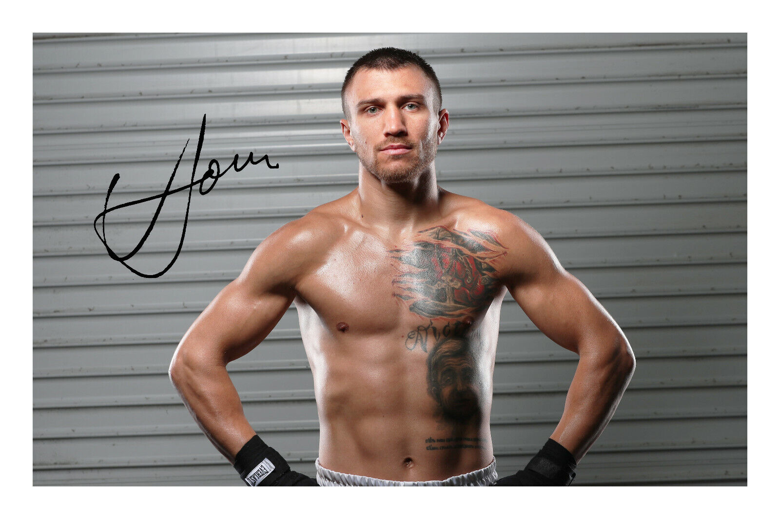 Vasyl Lomachenko Signed A4 Autograph Photo Poster painting Print Boxing Loma