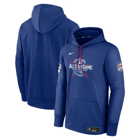Men's American League Nike Royal Authentic Collection 2026 MLB All-Star Game USA 250 Therma-FIT Hoodie