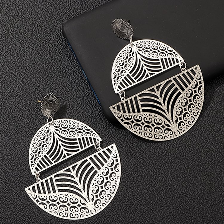 Ethnic style chic geometric pattern earings