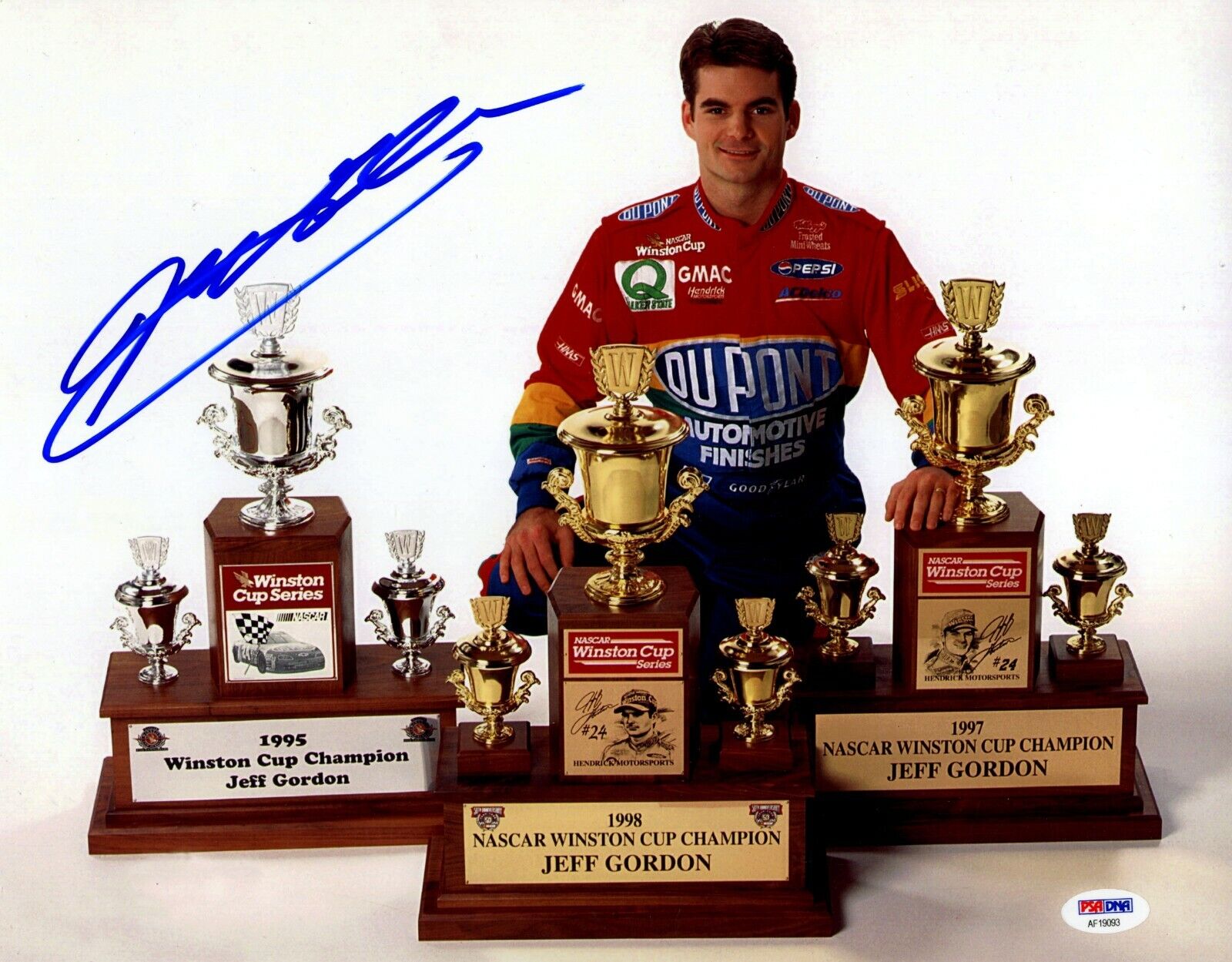 Jeff Gordon Signed 11x14 Photo Poster painting PSA COA Auto Signature HOF Autograph NASCAR HOF