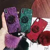 Hair Ball Airbag Bracket Diamond Huawei iPhone Samsung Case