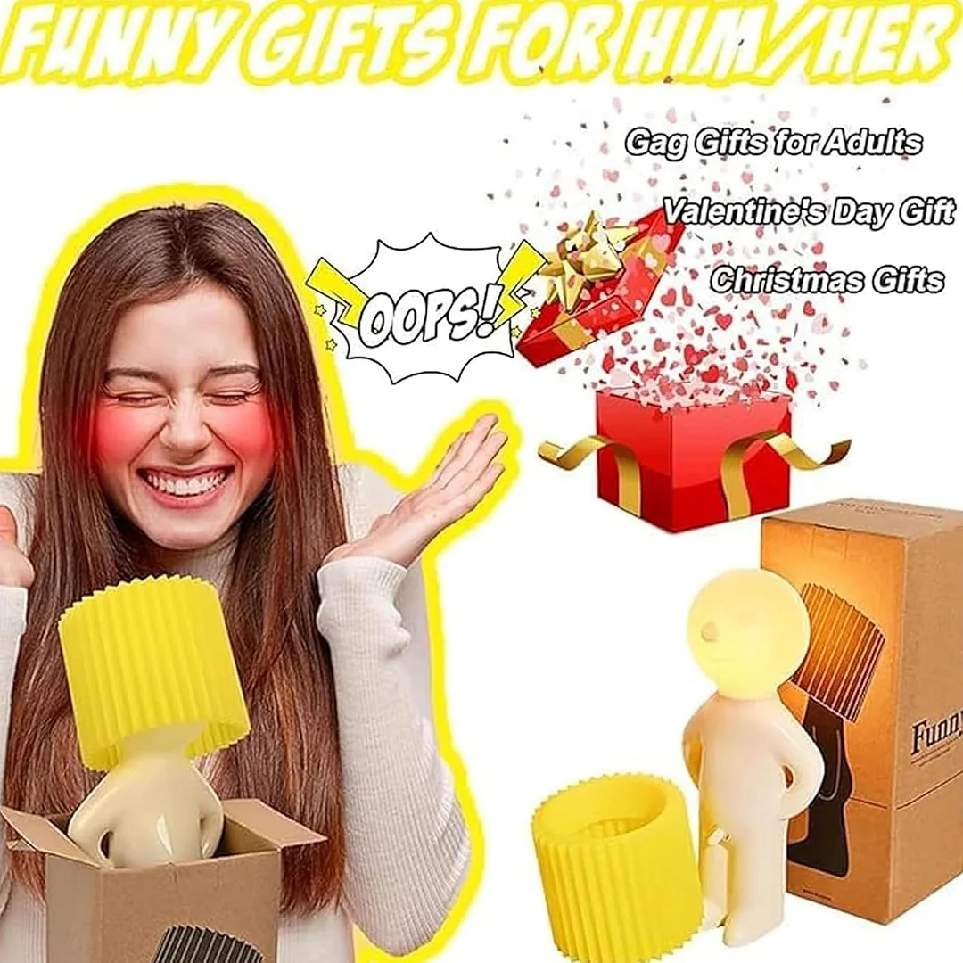 Modest Mike Lamp,Shy Boy Table Lamp, Naughty Little Boy Lamp,Fun Night lamp for Adults,Light Creative Small Night,That Wiener Switch,Gift Valentines Day Present (Yellow-1)