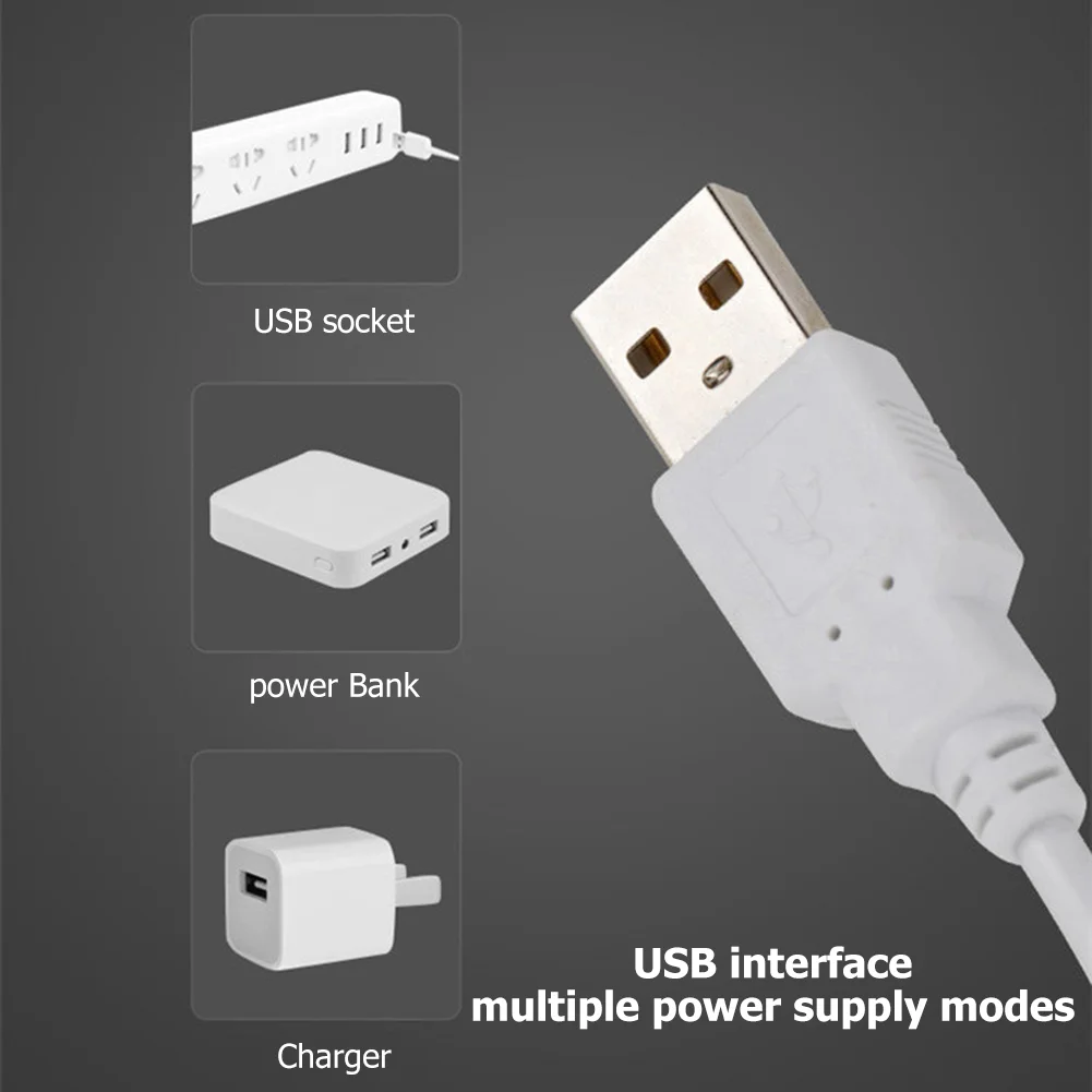 50cm LED Under Cabinet Night Light Bedroom Wardrobe Closet Lamp (A White)