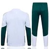 Joyfball 2026/2027 Kids Size Italy Long Zipped Jacket White Soccer Jersey