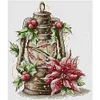 Christmas Oil Lamp-14CT Stamped Cross Stitch 22*26cm/8.66*10.24in