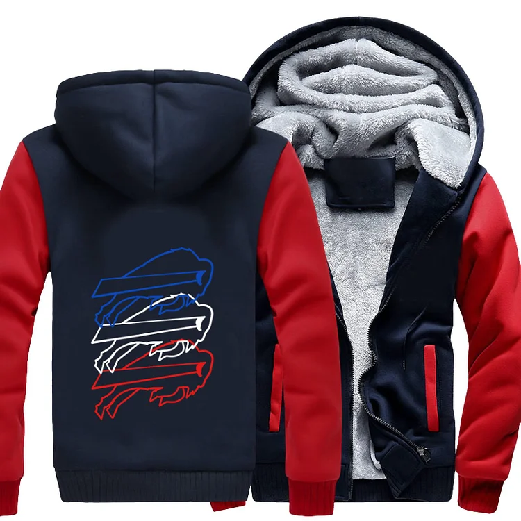 Charging Buffalo Buffalo Bills, Football Fleece Jacket