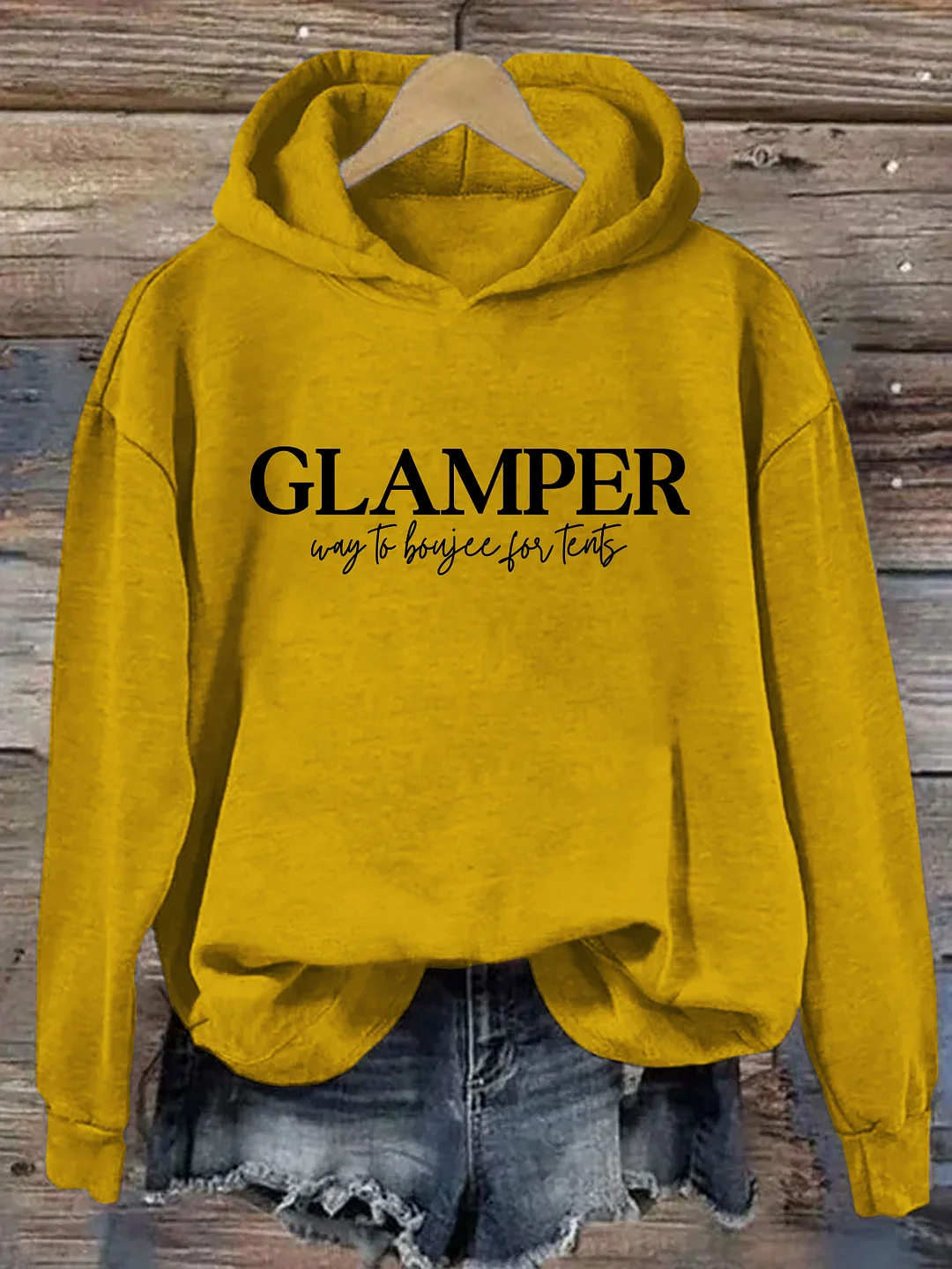 Glamper Way To Boujee For Tents Hoodie