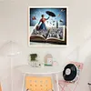 (Stamped/Counted) Movie Characters In The Book-11CT Cross Stitch 50*50cm/19.69*19.69in tapestrymarket