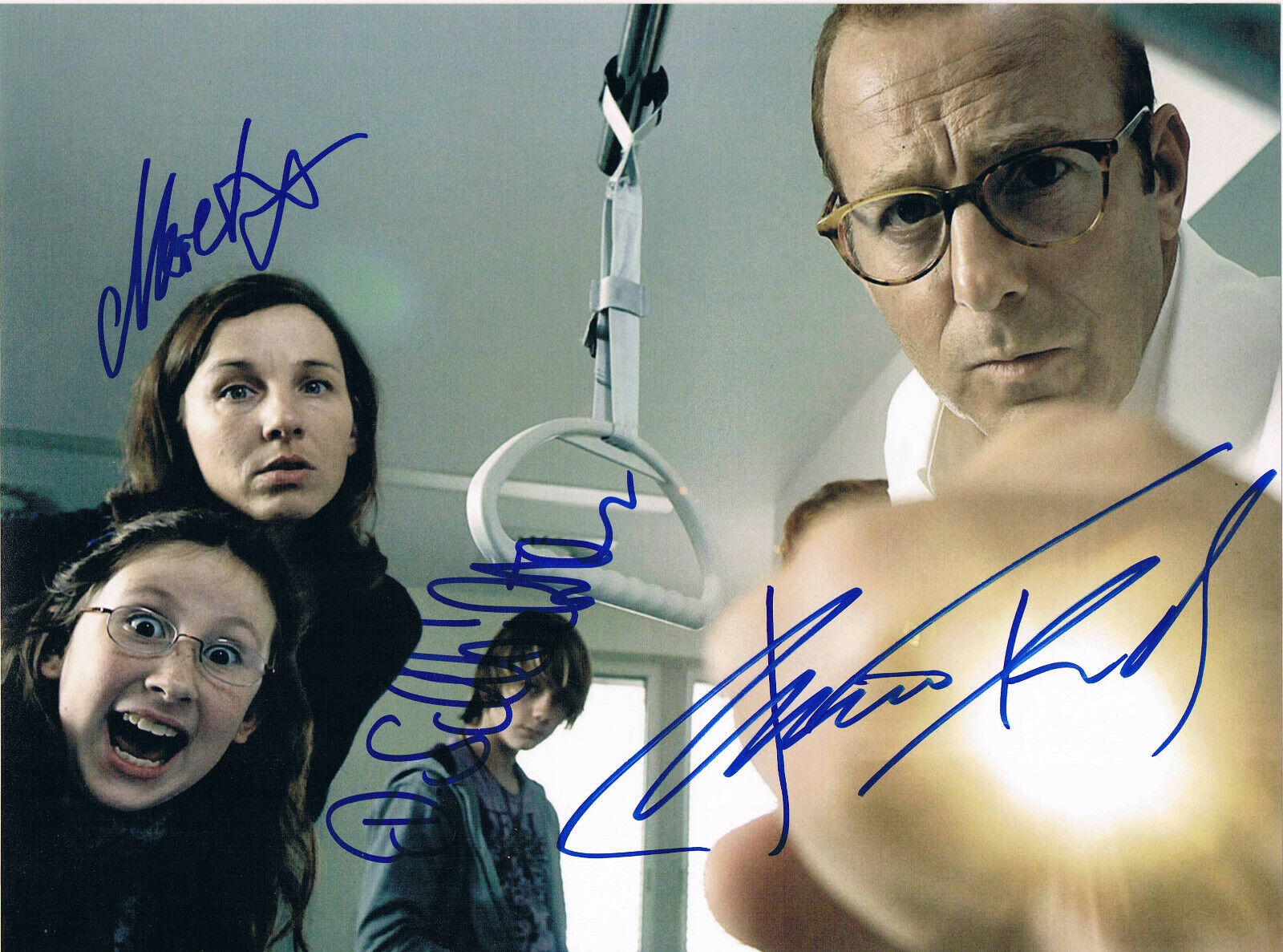 Meret Becker & Heino Ferch & David Schlichter autograph signed 8x11