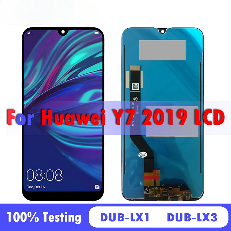Original For Huawei Y7 2019 LCD DUB-LX3 Display Y7 Pro Touch Screen Digitizer Assembly Repair Parts For Y7 Prime 2019 LCD