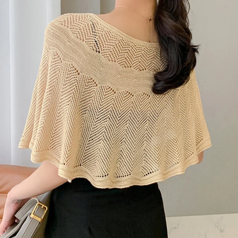 Knitted Sunproof Shawl