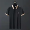 cotton lapel casual polo shirt
