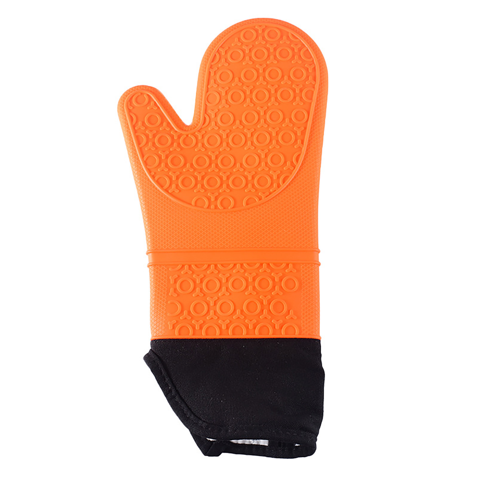 

1 Piece Extra Long Silicone Oven Mitt Heat Resistant Pot Holders Gloves, Orange, 501 Original