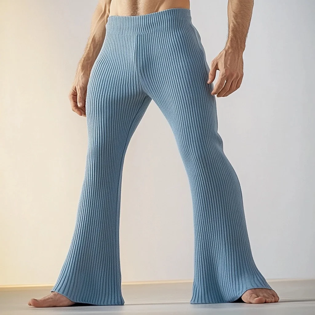 Men's Knitted Trousers-inspireuse