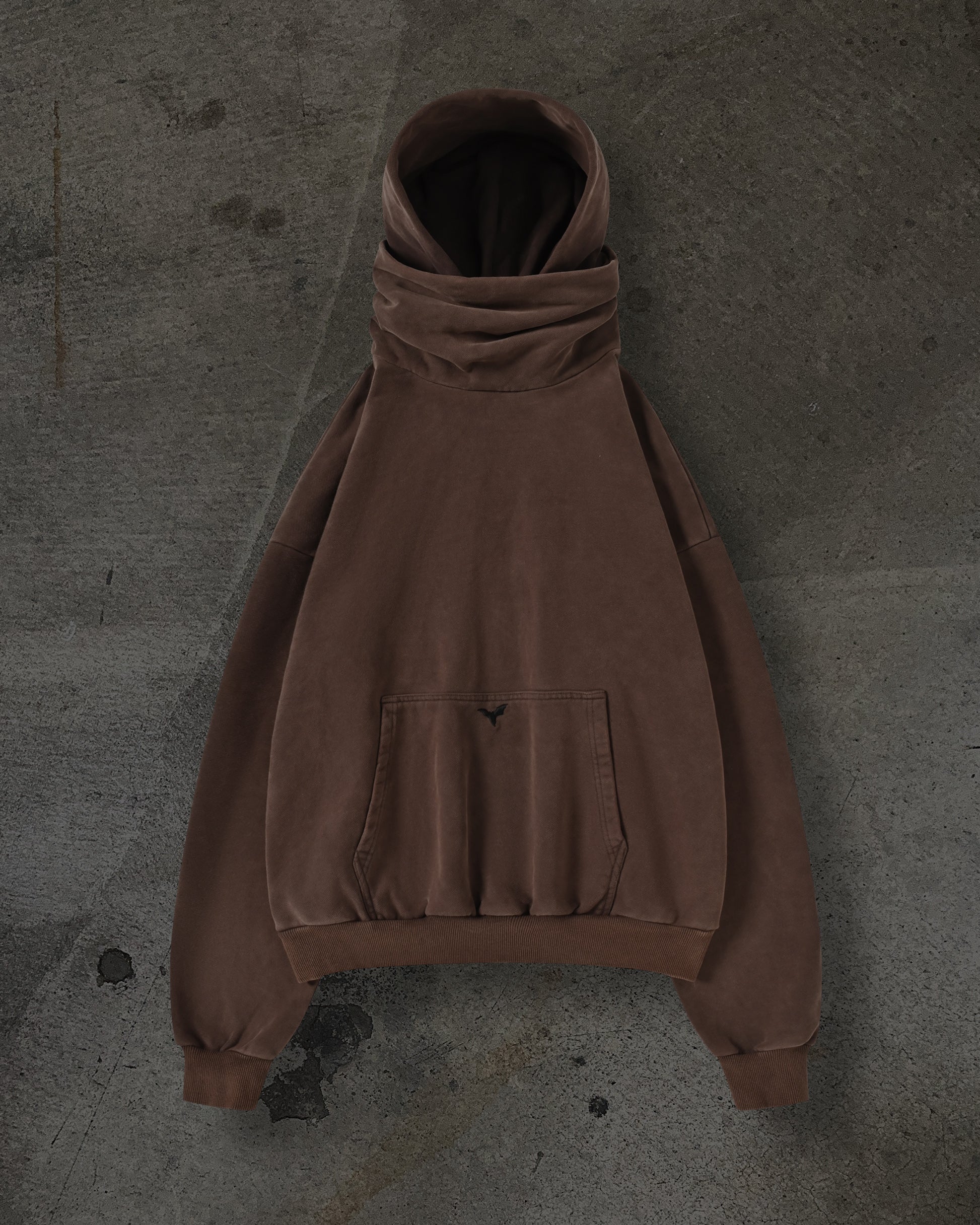 MASKED HOODIE (MOCHA)