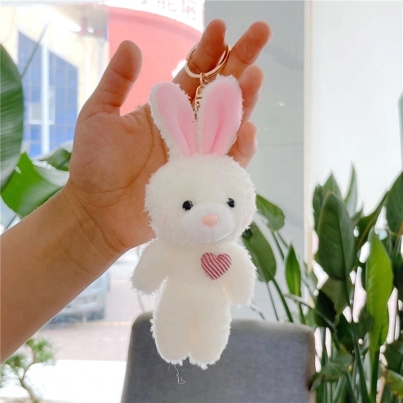 Cute Rabbit Pp Cotton Women’s Bag Pendant Keychain