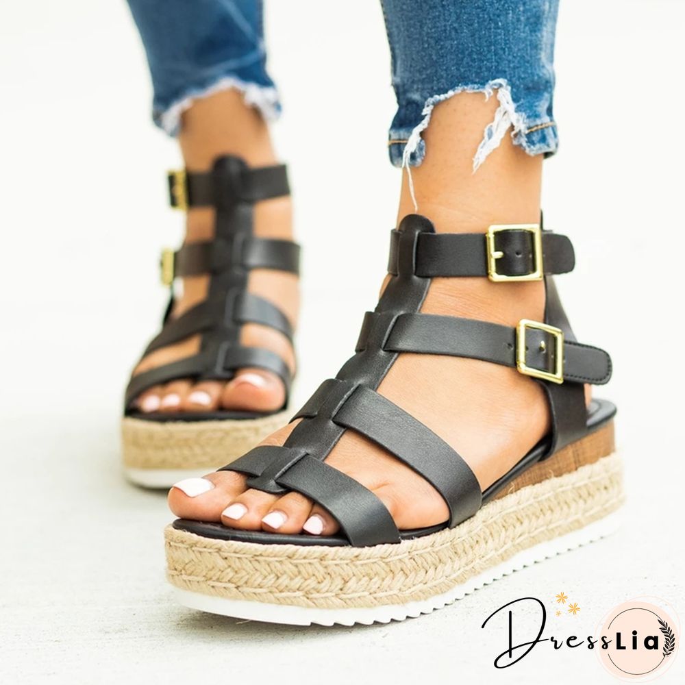 Woman Sandals Wedges Shoes For Women High Heels Sandals Summer Shoes Fashion Chaussures Femme Platform Sandals