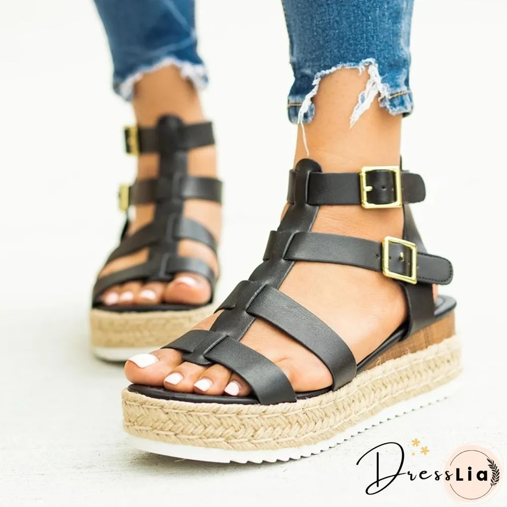 Woman Sandals Wedges Shoes For Women High Heels Sandals Summer Shoes Fashion Chaussures Femme Platform Sandals