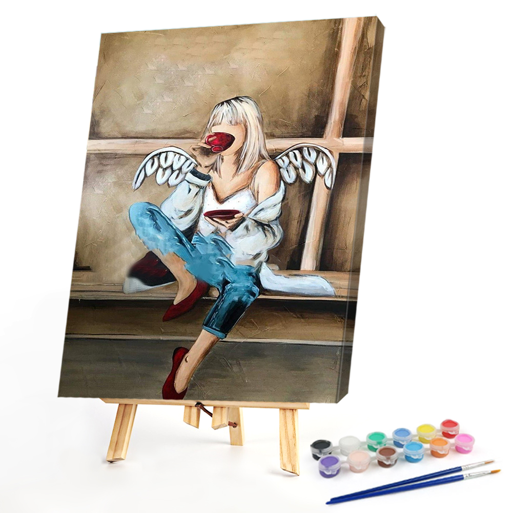 

40*50CM - Paint By Numbers - Broken Angel, 501 Original