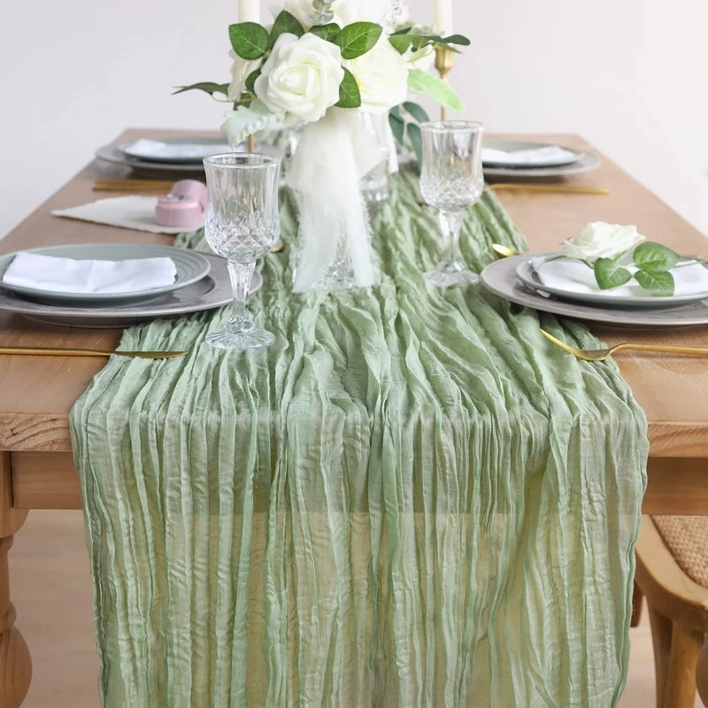Vacation Solid Color Polyester Table Runner