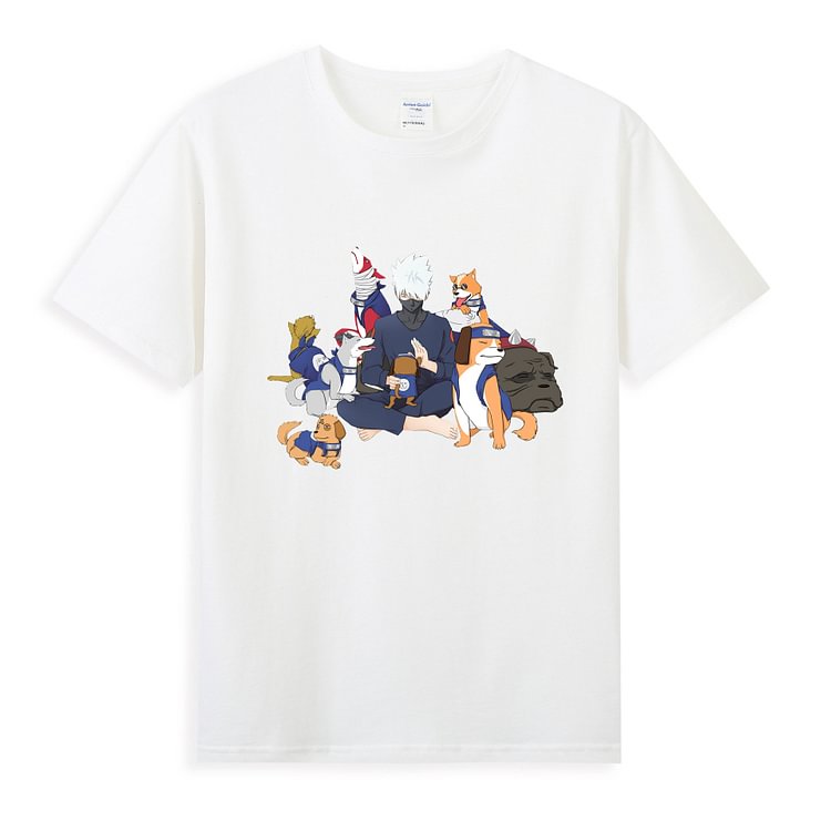 Naruto T-Shirts- Animes Cat Pet T-Shirts