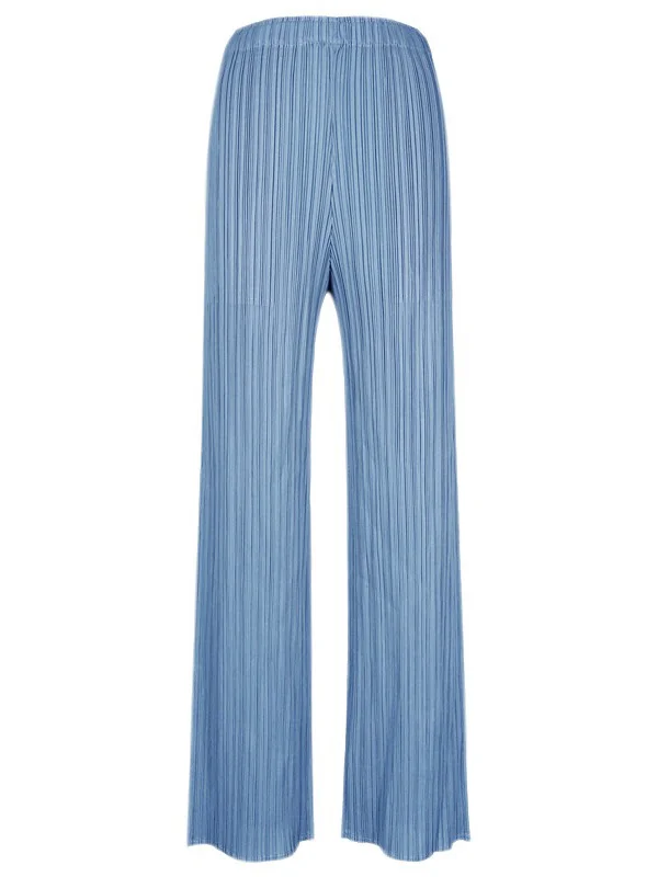 15 Colors Loose Elasticity High Waisted Wide Leg Pleated Pants