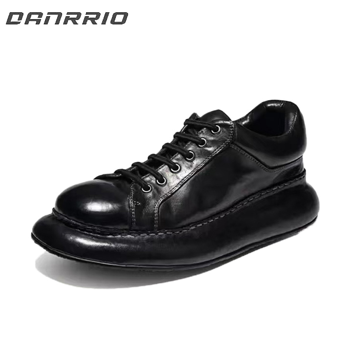 DANRRIO Handmade Retro New Horsehide Comfortable Thick Bottom Higher Niche Trendy Casual Shoes DANRRIO.COM DANRRIO