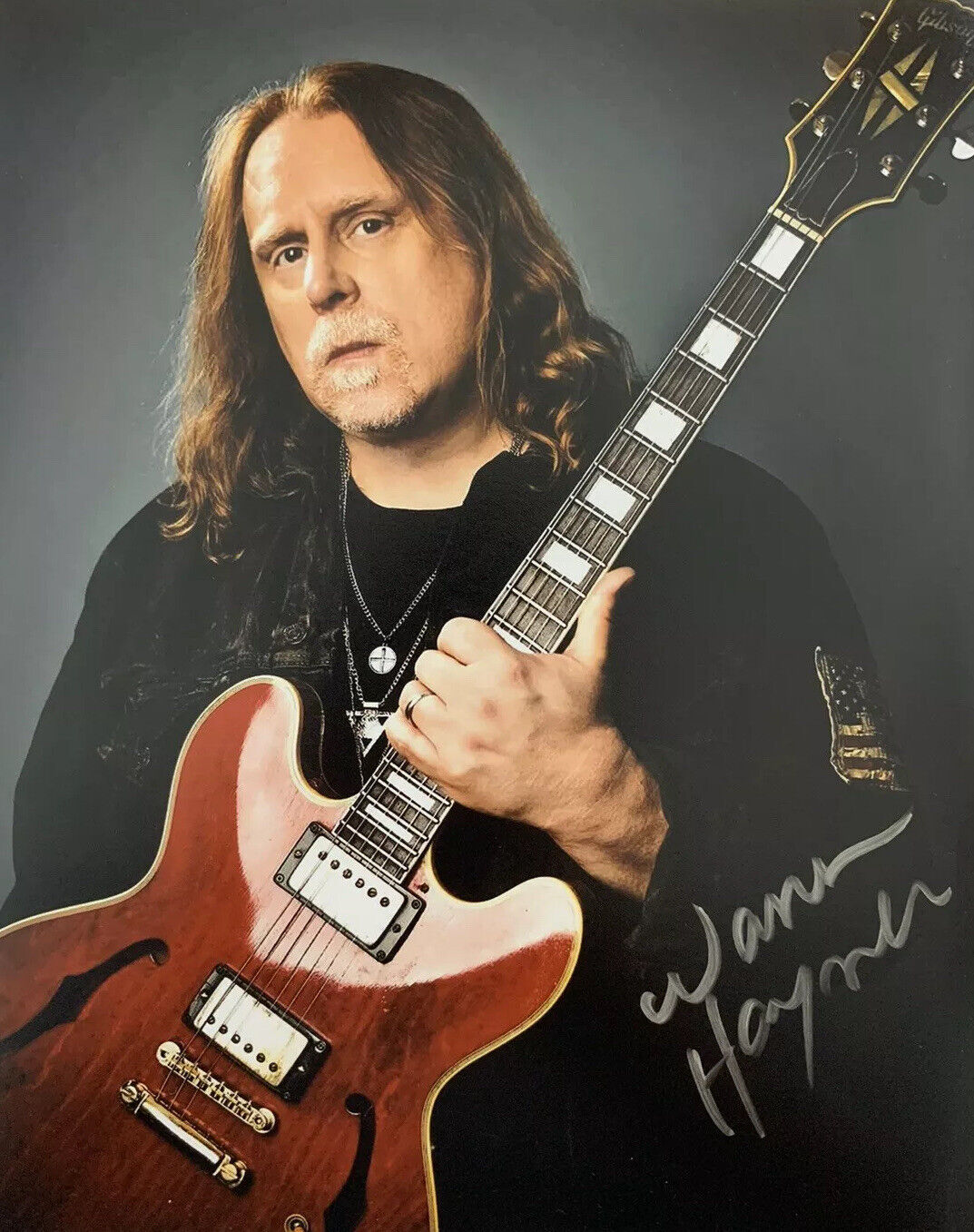 WARREN HAYNES HAND SIGNED 8x10 Photo Poster painting GOVT MULE SINGER AUTOGRAPHED AUTHENTIC RARE