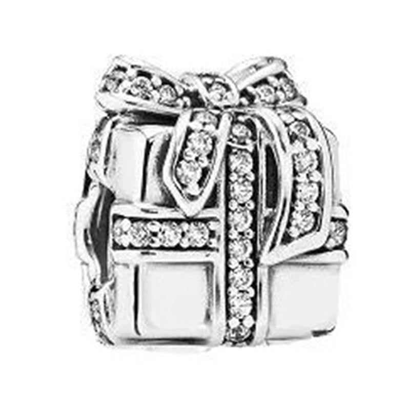 1 PC/Package Metal Rhinestones Plating Inlay Polished Pendant Beads