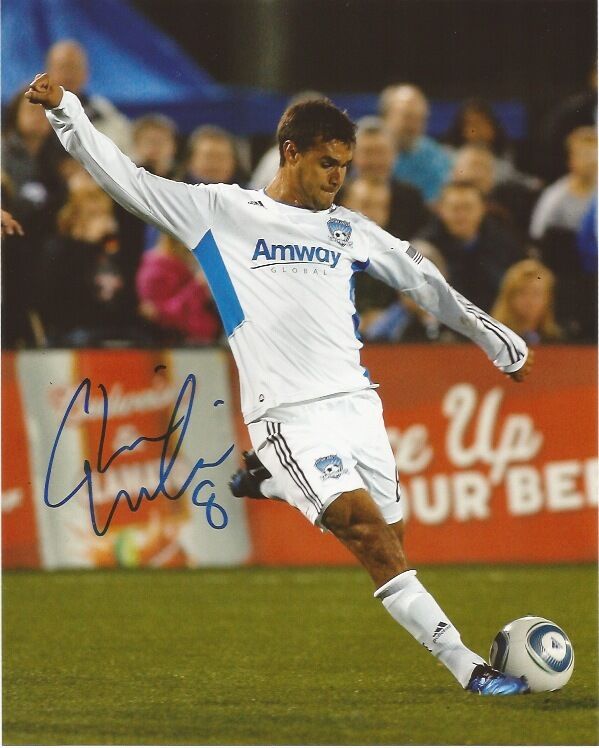 San Jose Earthquakes Chris Wondolowski Autographed Signed MLS 8x10 Photo Poster painting COA E