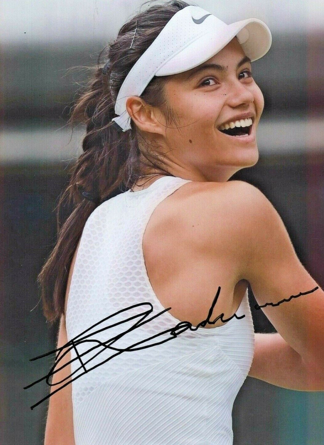 EMMA RADUCANU 8x6 INCH autograph signed Photo Poster painting