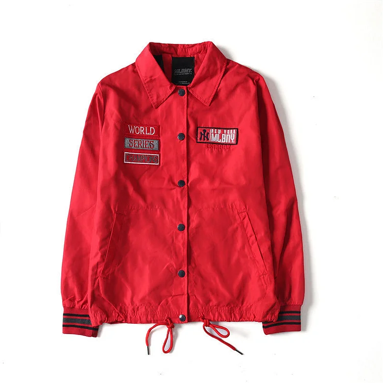 Yankees Letter Jacket Spring and Autumn Workwear Jacket Loose Embroidered Jacket Casual