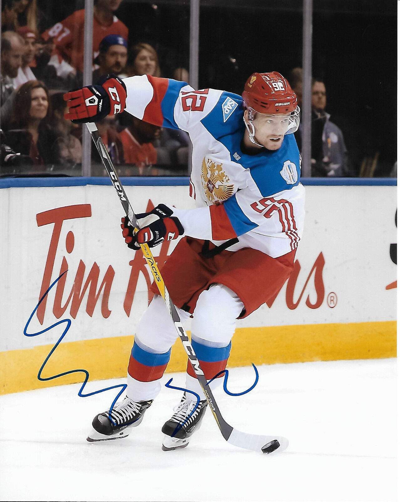 Team Russia Evgeny Kuznetsov Signed Autographed 8x10 NHL Photo Poster painting COA M