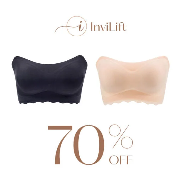 InviLift - Plus size Sexy Strapless Invisible Push Up Bra