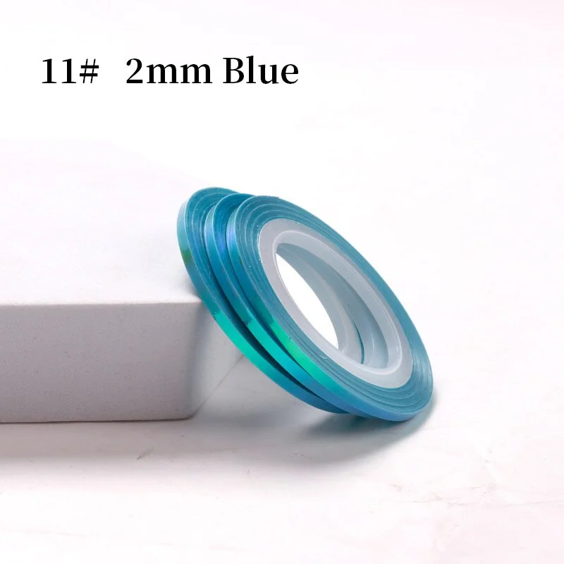 Nude Color Silver Nail Striping Tape Line 1mm 2mm 3mm Sticker Pink Yellow Shiny Stickers DIY Decors Tool Nail Art Decoration-Nail Inspo