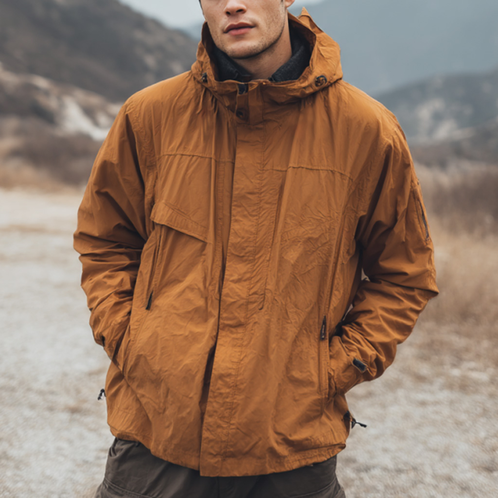 Outdoor Adventure Jacket In Rust Brown