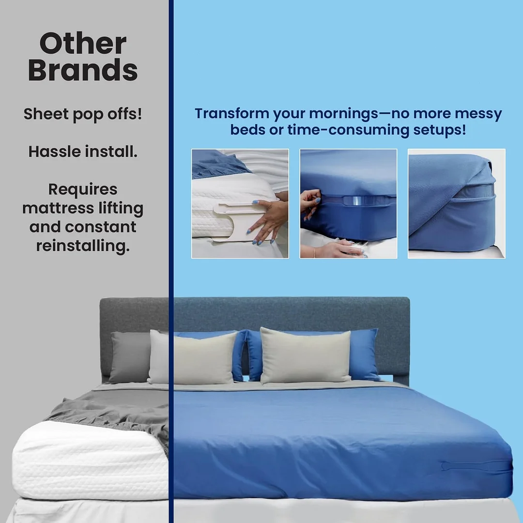 💖Last Day 49% OFF💖Sheet Holders - Secure Bed Sheets Firmly in Place - 4 Pack