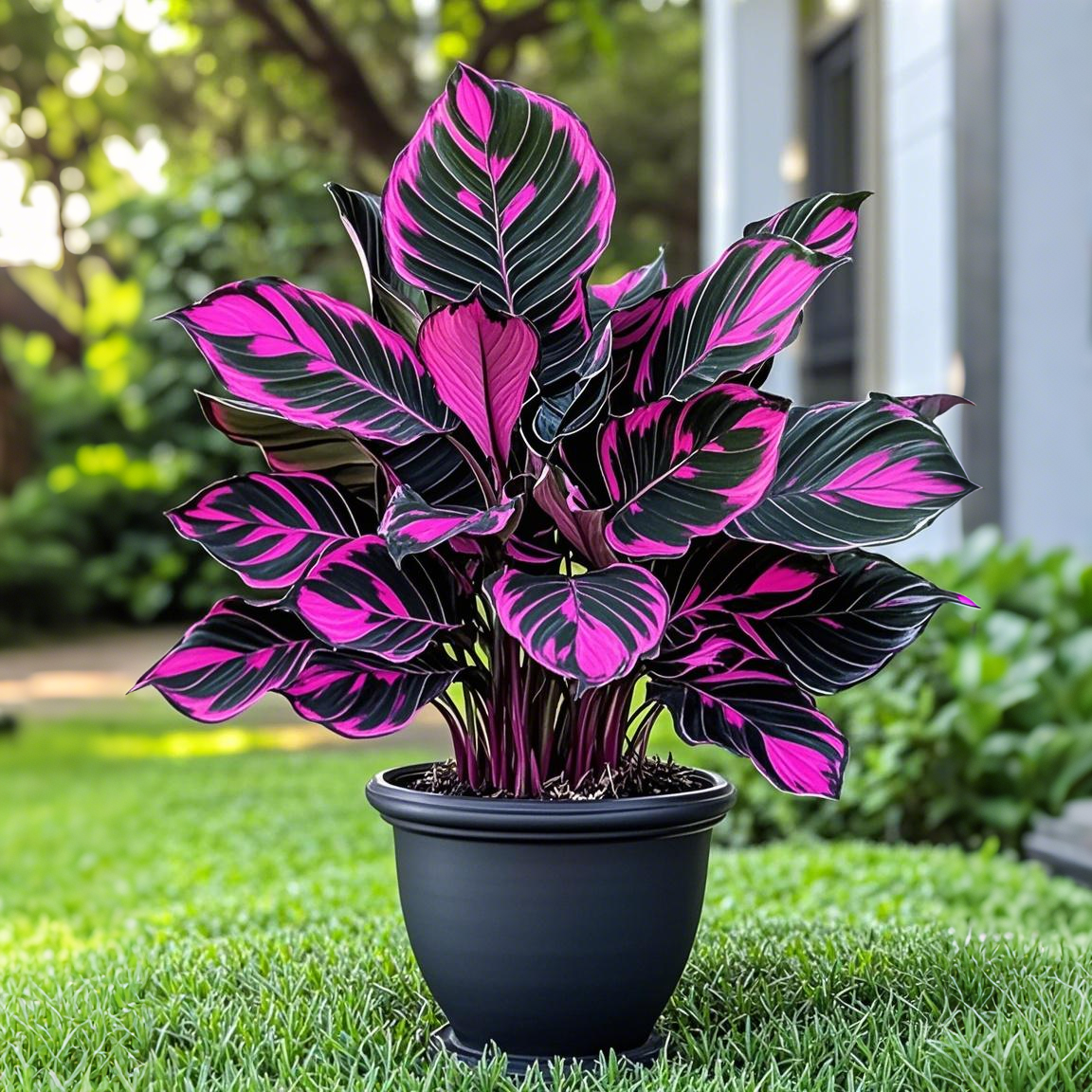 Mysterious Purple-Potted Alocasia Bulbs 🍃