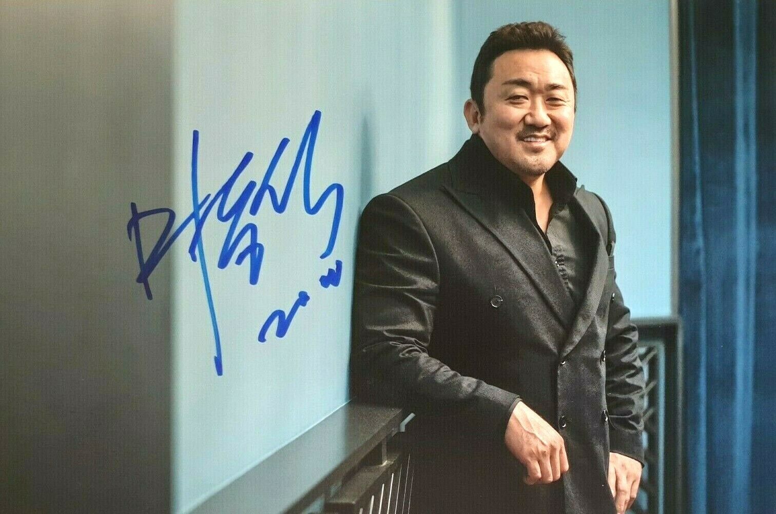 MA DONG-SEOK In-Person Signed Autographed Photo Poster painting RACC COA Gangster Cop Devil ???