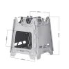 Pure Titanium Wood Stove Outdoor Portable Foldable Barbecue Stove