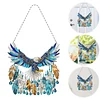 (US Local)DIY Diamond Painting Art Pendant Window Hanging Eagle Dream Catcher